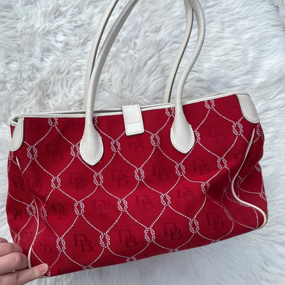 Dooney & Bourke Red & White Nautical bag - Picture 3 of 16